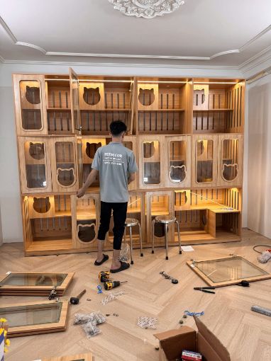 Hình ảnh thi công nhà ở cho boss