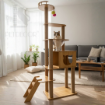 Ảnh của Trụ cào móng nhà cây cho mèo PETDECOR CT002 – Cat tree gỗ lắp ráp cao 170cm