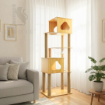 Ảnh của Trụ cào móng nhà cây cho mèo PETDECOR CT003 – Cat tree gỗ MDF lắp ráp cao 159cm