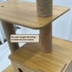 Ảnh của Trụ cào móng nhà cây cho mèo PETDECOR CT004 – Cat tree gỗ lắp ráp cao 134cm