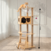 Ảnh của Trụ cào móng nhà cây cho mèo PETDECOR CT005 – Cattree gỗ MDF lắp ráp cao 165cm