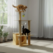 Ảnh của Trụ cào móng cho mèo PETDECOR CT008 – Cat tree gỗ lắp ráp có cầu nôi – Cao 104cm